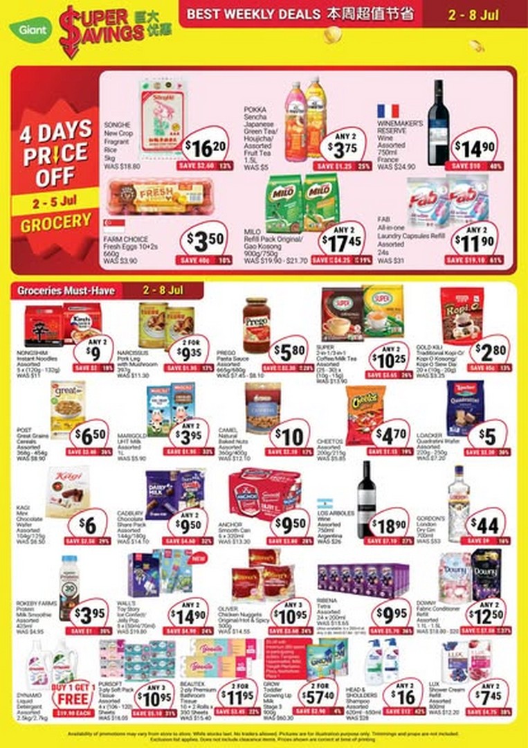 Giant-Singapore-Super-Savings-Promotion-1 Now till 8 July 2026: Giant Singapore Super Savings Promotion – Enjoy Up to 61% Off Everyday Groceries, Household Essentials and Fresh Food Across Stores