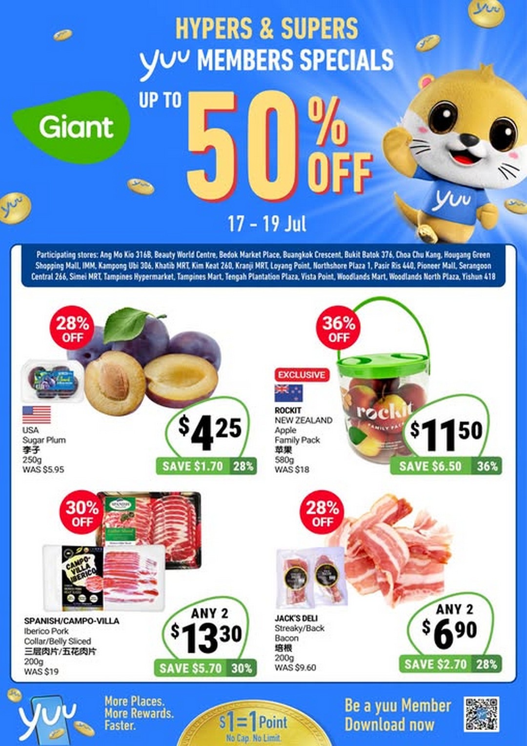 Giant-Singapore-yuu-Members-3-Day-Promotion 17-19 July 2026: Giant Singapore yuu Members 3-Day Promotion – Save More on Groceries and Household Essentials at Giant Hypermarkets & Supermarkets