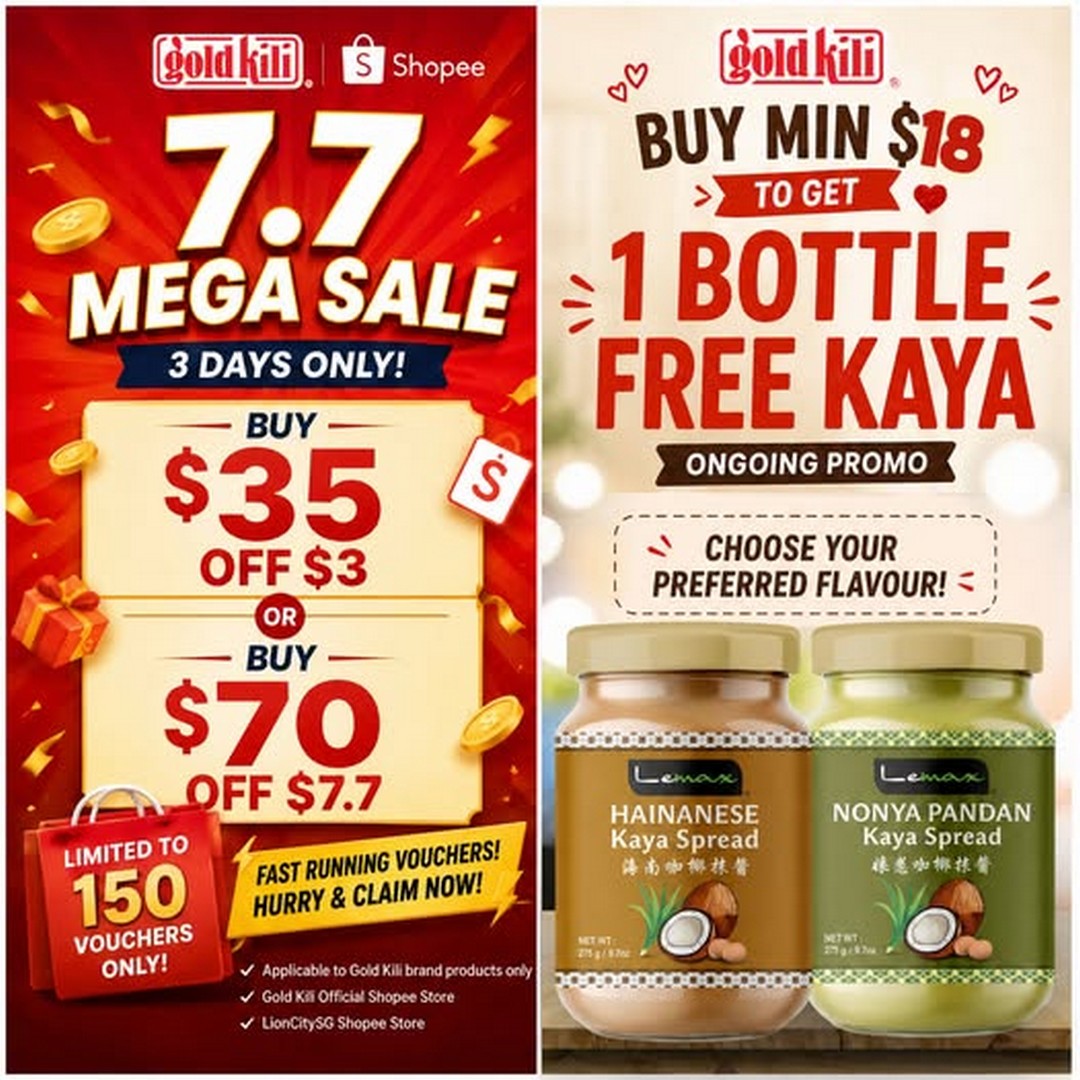 Gold-Kili-7.7-Flash-Sale 7-9 July 2026: Gold Kili 7.7 Flash Sale Promotion – Enjoy Instant Savings, Free Lemax Kaya and Exclusive Shopee Deals for Three Days Only