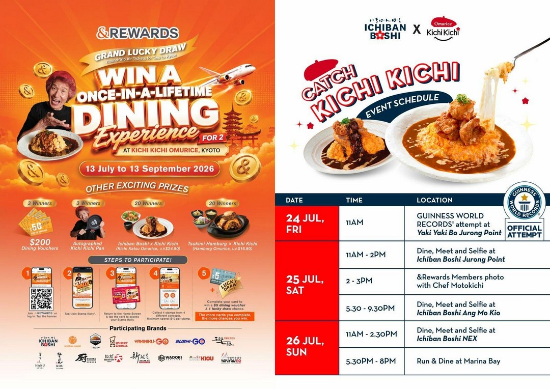 Ichiban-Boshi-Promotion-Featuring-Rewards-Stamp-Rally 24 July-13 September 2026: Ichiban Boshi: Promotion Featuring Rewards Stamp Rally, Kichi Kichi Omurice Collaboration and Guinness World Record Attempt Event