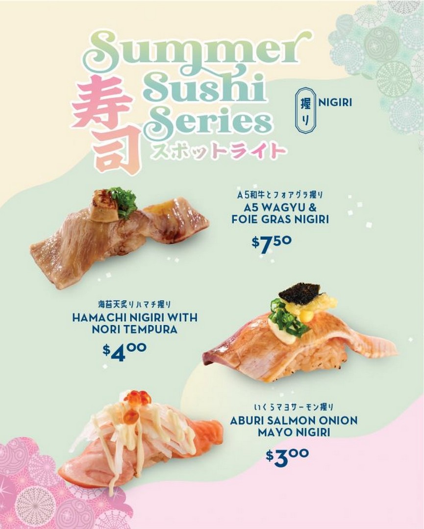 Ichiban-Boshi-Summer-Sushi-Series-Seasonal-Menu-Promotion-1 23 July 2026 onwards: Ichiban Boshi Summer Sushi Series Seasonal Menu Promotion – Enjoy New Sushi Creations from Just $3 at Singapore Outlets