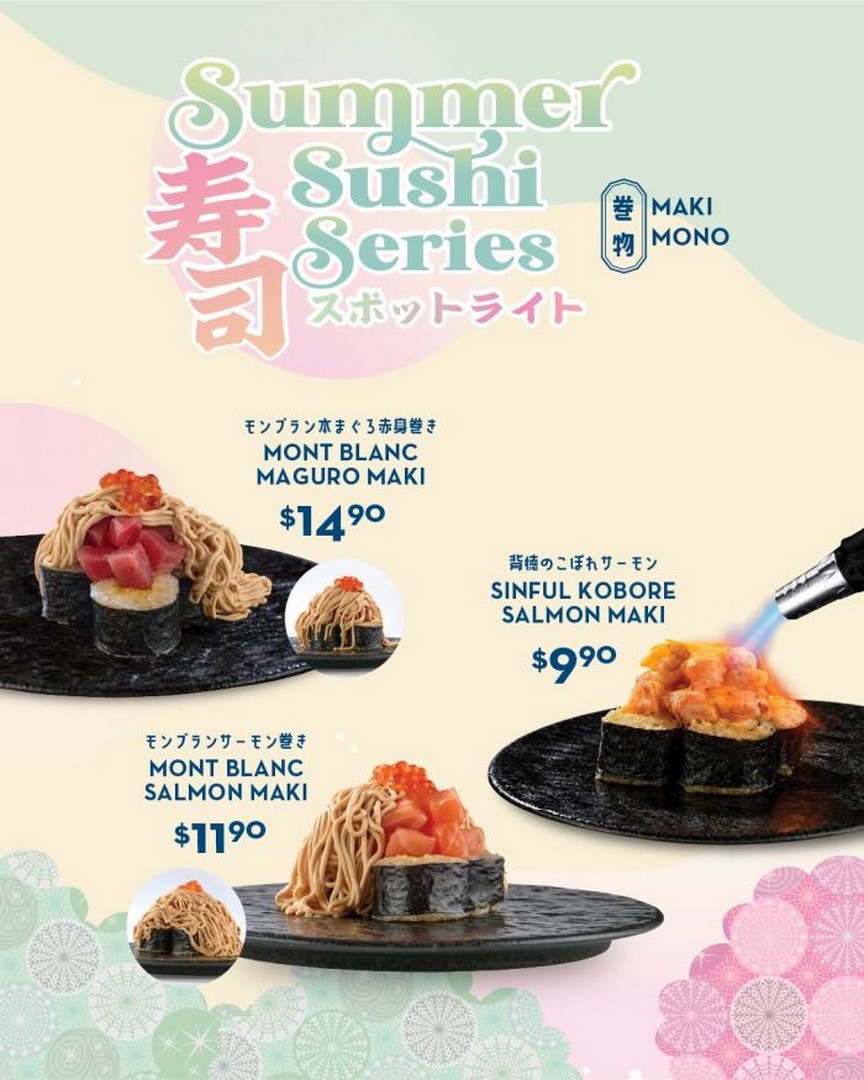 Ichiban-Boshi-Summer-Sushi-Series-Seasonal-Menu-Promotion 23 July 2026 onwards: Ichiban Boshi Summer Sushi Series Seasonal Menu Promotion – Enjoy New Sushi Creations from Just $3 at Singapore Outlets