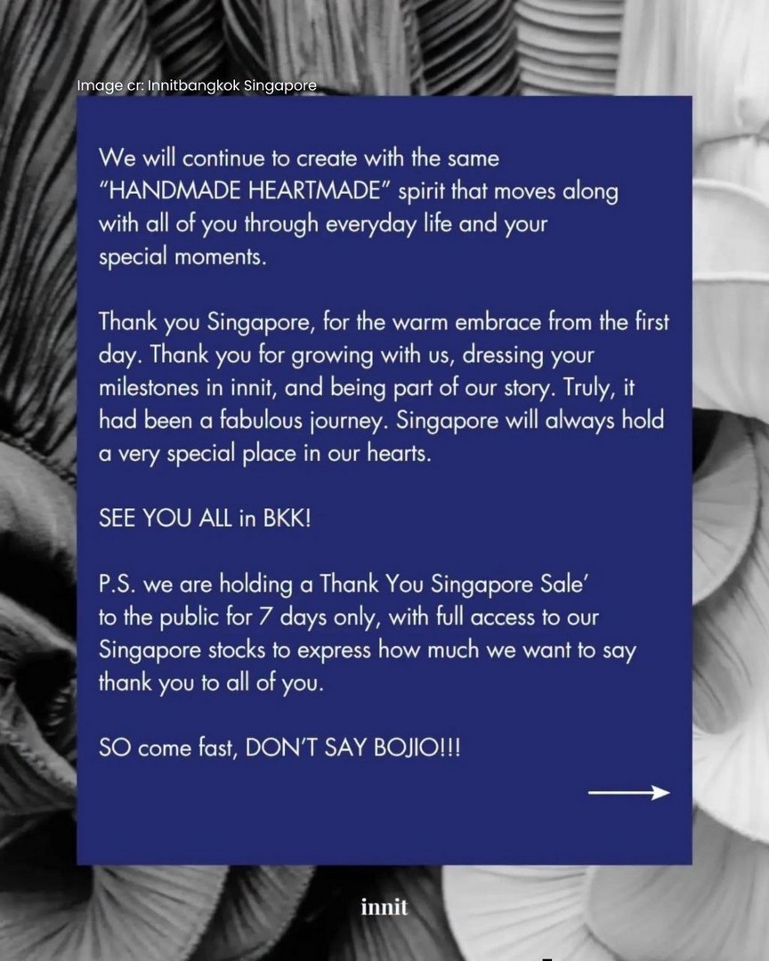 Innit-Bangkok-Singapore-Farewell-Sale-1 1–7 July 2026: Innit Bangkok Singapore Farewell Sale – Enjoy 30% OFF In-Stock Furniture and Home Décor Before the Brand Returns to Bangkok