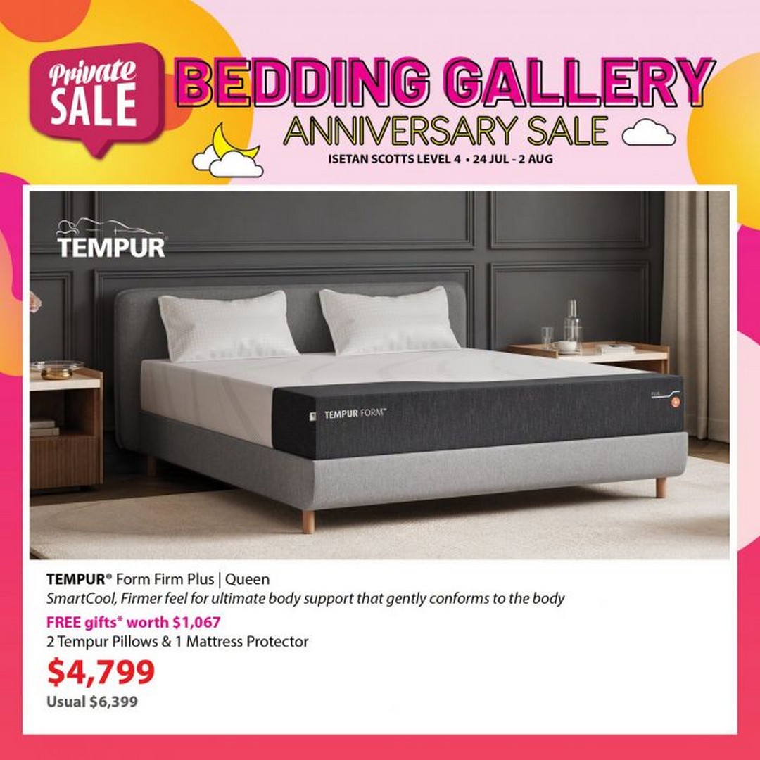 Isetan-Bedding-Gallery-Anniversary-Sale-7 24 July-2 August 2026: Isetan Bedding Gallery Anniversary Sale – Premium Mattress Promotion with Free Gifts, Sure-Win Lucky Dip and Exclusive Member Rewards