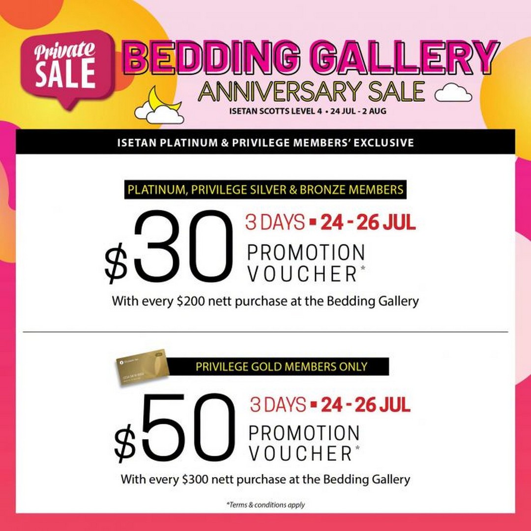 Isetan-Bedding-Gallery-Anniversary-Sale 24 July-2 August 2026: Isetan Bedding Gallery Anniversary Sale – Premium Mattress Promotion with Free Gifts, Sure-Win Lucky Dip and Exclusive Member Rewards