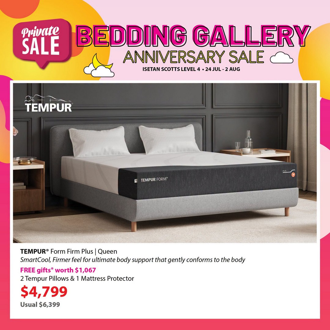Isetan-Singapore-Bedding-Gallery-Anniversary-Sale-7 24 July-2 August 2026: Isetan Singapore: Bedding Gallery Anniversary Sale Promotion with Free Gifts, Vouchers and Lucky Draw Prizes
