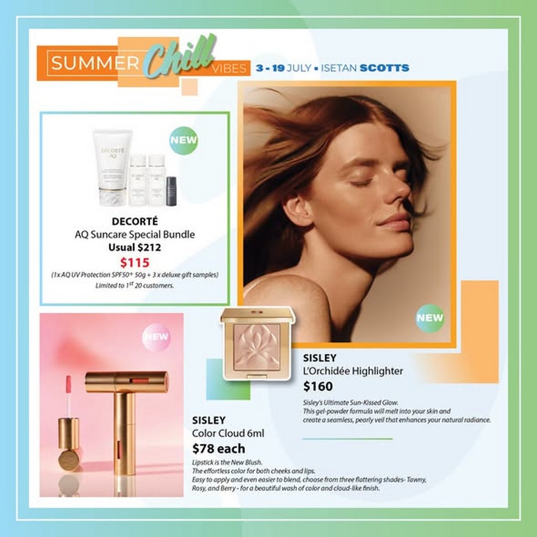 Isetan-Singapore-Summer-Chill-Vibes-Promotion-1 3–19 July 2026: Isetan Singapore Summer Chill Vibes Promotion – Discover Seasonal Fashion, Beauty, Sports and Family Essentials at Isetan Scotts