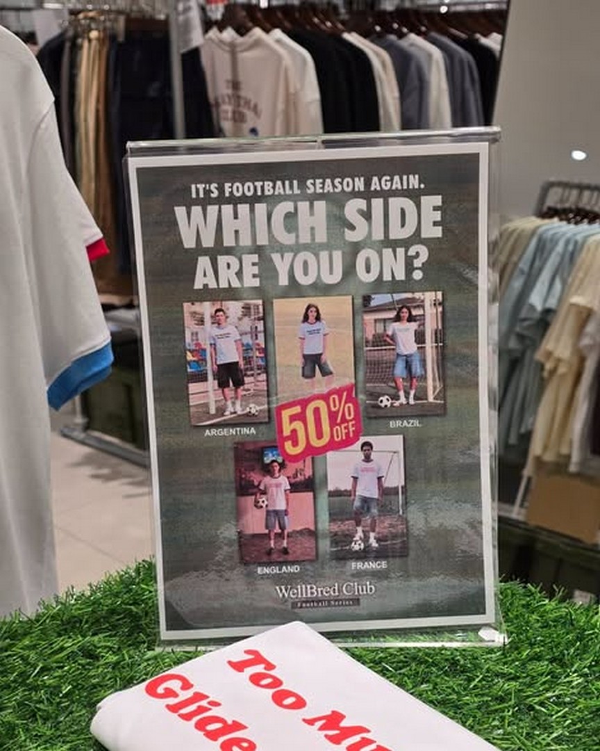 Isetan-Singapore-WellBred-Club-Ringer-Tees-50-Off-Promotion-2 10 July 2026 onwards: Isetan Singapore WellBred Club Ringer Tees 50% Off Promotion – World Cup Season Fashion Sale at Isetan Scotts