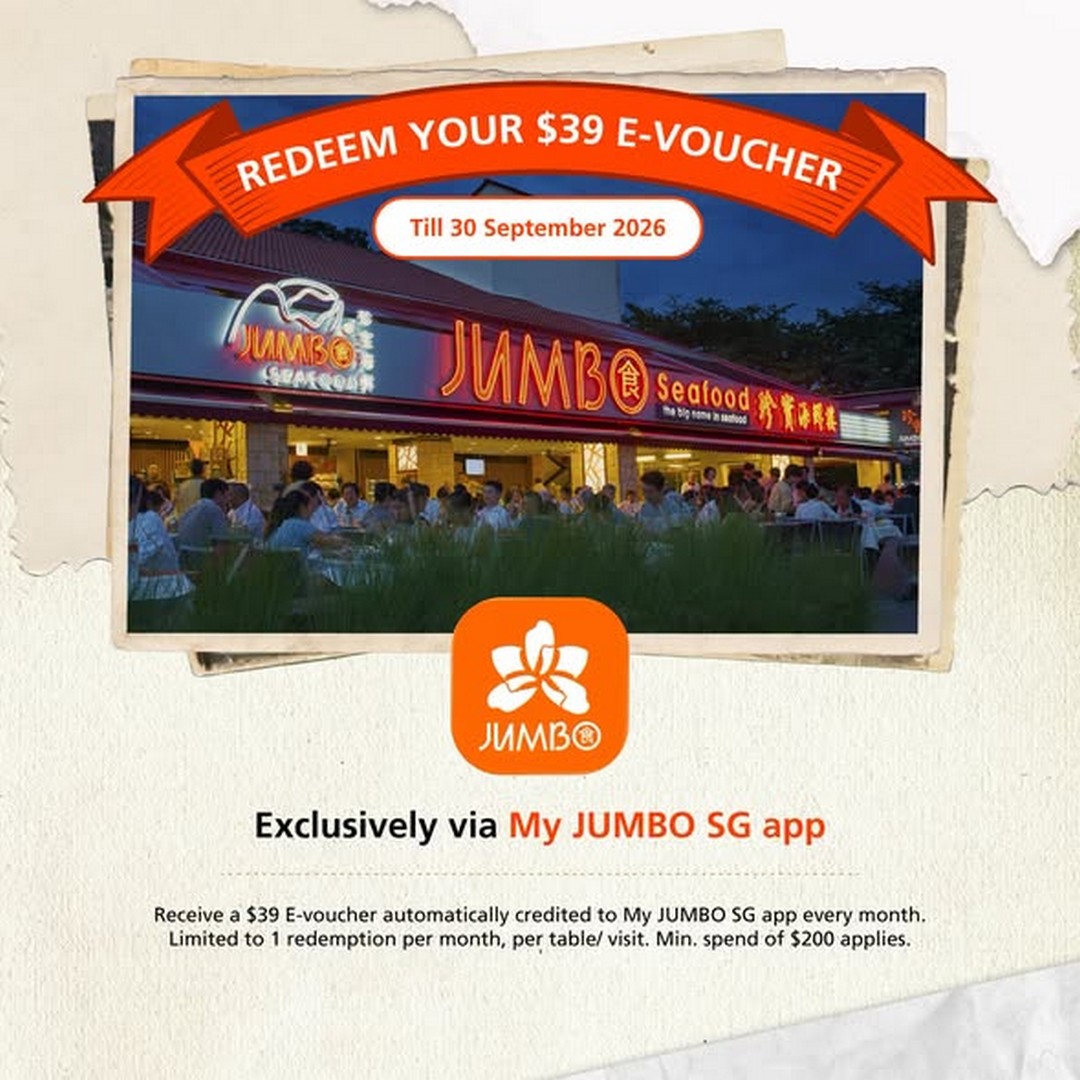 JUMBO-Seafood-East-Coast-Singapore-Farewell-Promotion-1 Now till 31 July 2026: JUMBO Seafood East Coast Singapore Farewell Promotion – Mud Crab from $39++, Exclusive Rewards, Freebies and Dining Deals