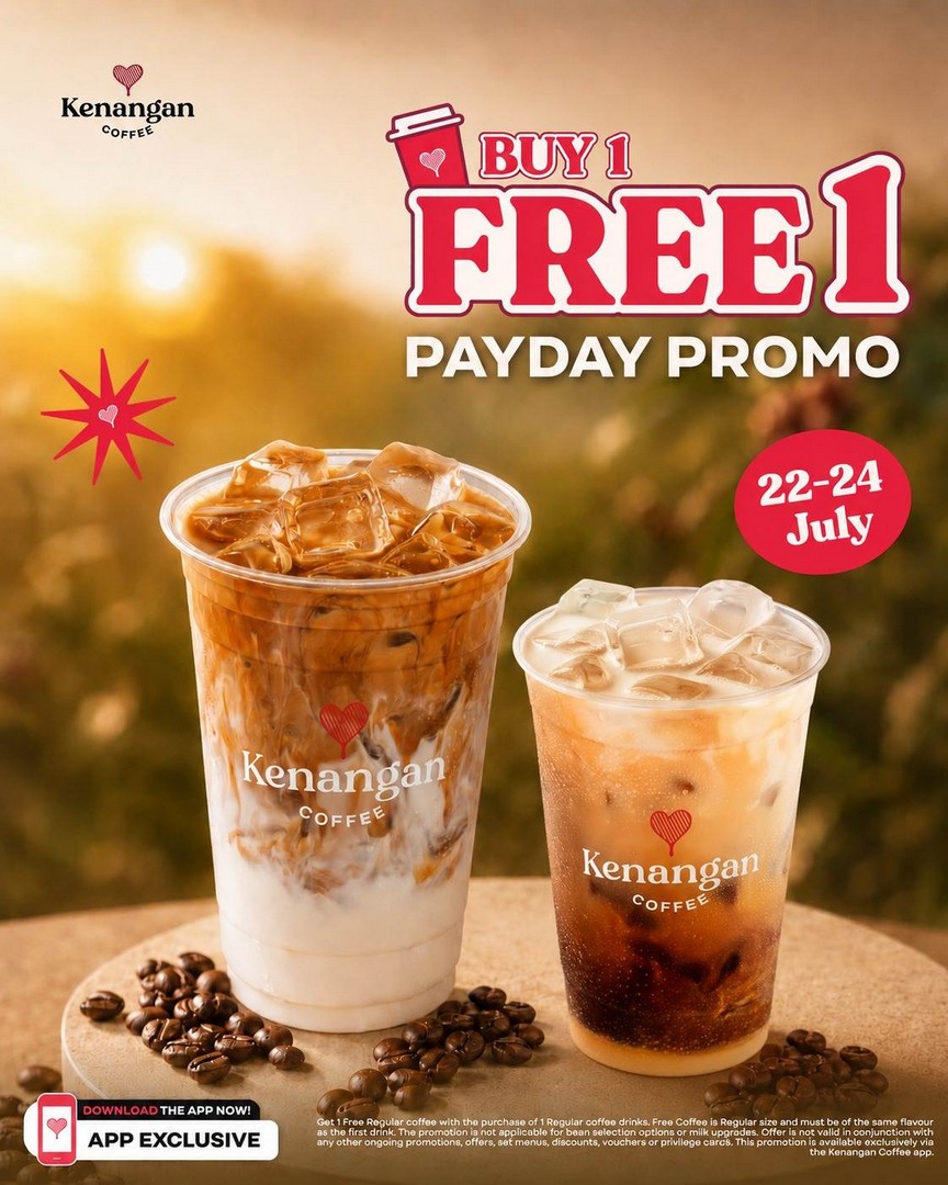 Kenangan-Coffee-Singapore-Payday-Coffee-Treat-Promotion 22-24 July 2026: Kenangan Coffee Singapore, Payday Coffee Treat Promotion With Free Regular Coffee