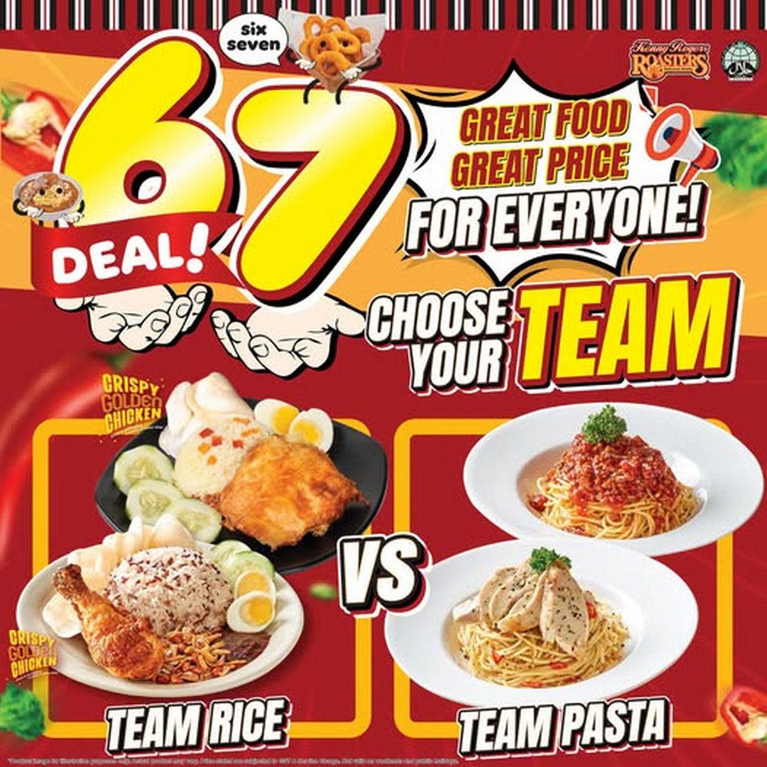 Kenny-Rogers-Roasters-Singapore-6.70-Rice-or-Pasta-Promotion 4 July 2026 onwards: Kenny Rogers Roasters Singapore $6.70 Rice or Pasta Promotion – Enjoy Your Favourite Meals at an Unbeatable Price Islandwide