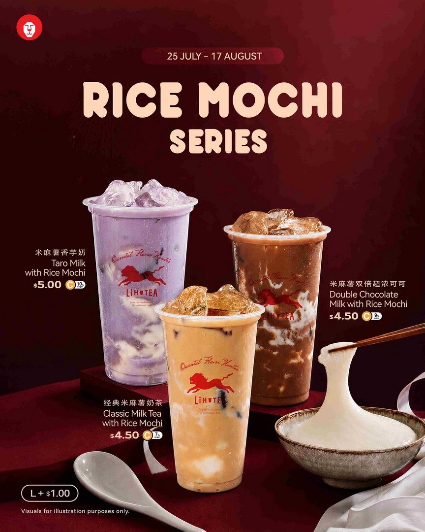 LiHO-TEA-Singapore-Rice-Mochi-Series-1-for-1-Promotion 25 July-17 August 2026: LiHO TEA Singapore Rice Mochi Series 1-for-1 Promotion, Limited Time Mochi Drink Deal Available on App and Stores
