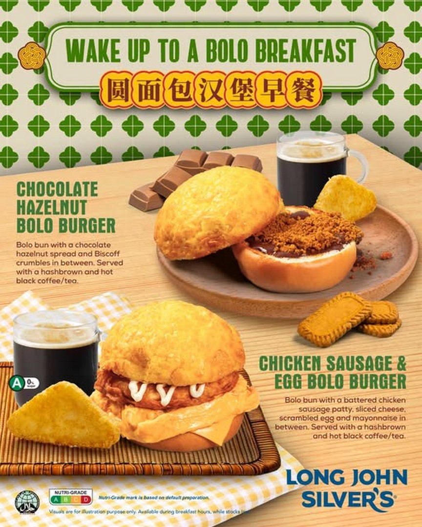 Long-John-Silvers-Singapore-Bolo-Breakfast-Promotion 15 July 2026 onwards: Long John Silver's Singapore Bolo Breakfast Promotion – Enjoy New Breakfast Burgers from $3.90 with Coffee and Hashbrown Deals