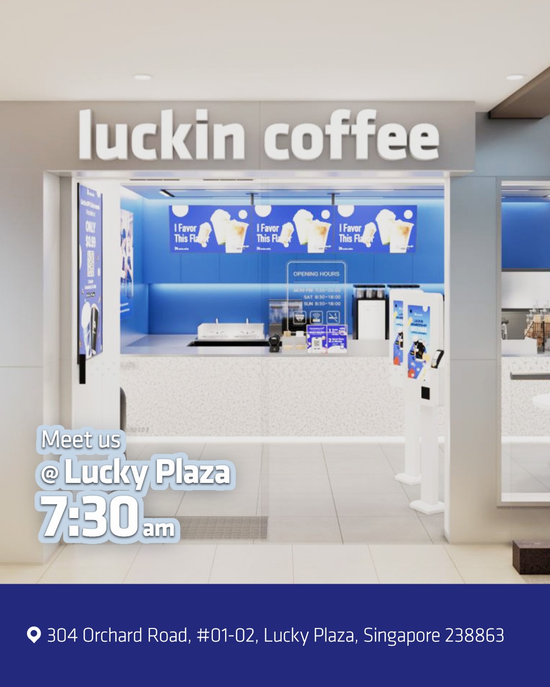 Luckin-Coffee-Lucky-Plaza-Grand-Opening-1-for-1-Drinks-Promotion 15-28 July 2026: Luckin Coffee Lucky Plaza Grand Opening 1-for-1 Drinks Promotion with First Cup from $0.99 Singapore