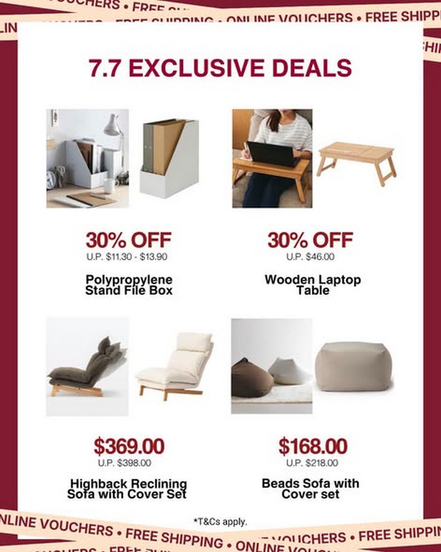 MUJI-Singapore-7.7-Summer-Sale-Promotio-2 6-13 July 2026: MUJI Singapore 7.7 Summer Sale Promotion – Enjoy Up to 50% Off Everyday Essentials, Apparel, Travel Accessories and More Online