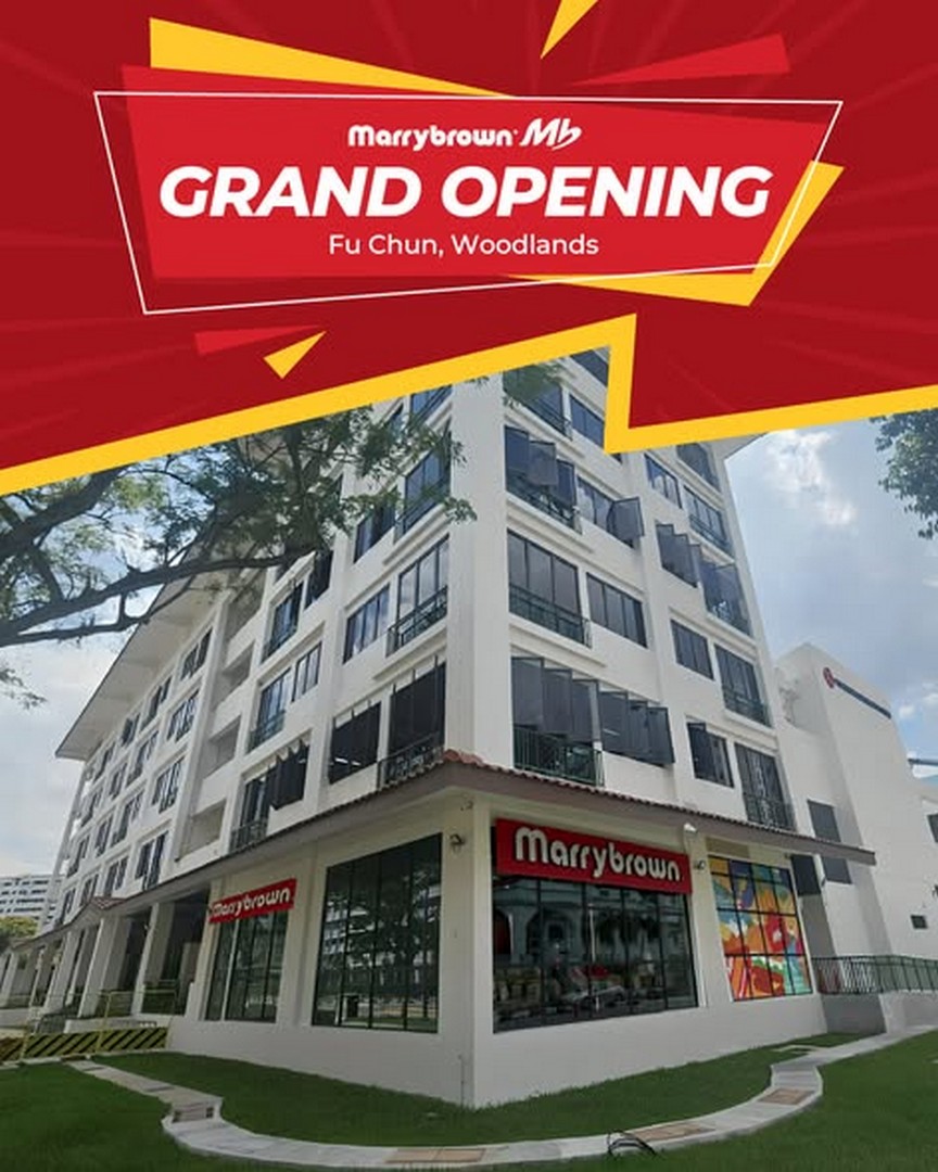 Marrybrown-Singapore-Fuchun-Woodlands-Grand-Opening-Free-Giveaway 10-12 July 2026: Marrybrown Singapore Fuchun Woodlands Grand Opening Free Giveaway Promotion – Free Chicken Nuggets, Burger and Fried Chicken for First 100 Customers Daily