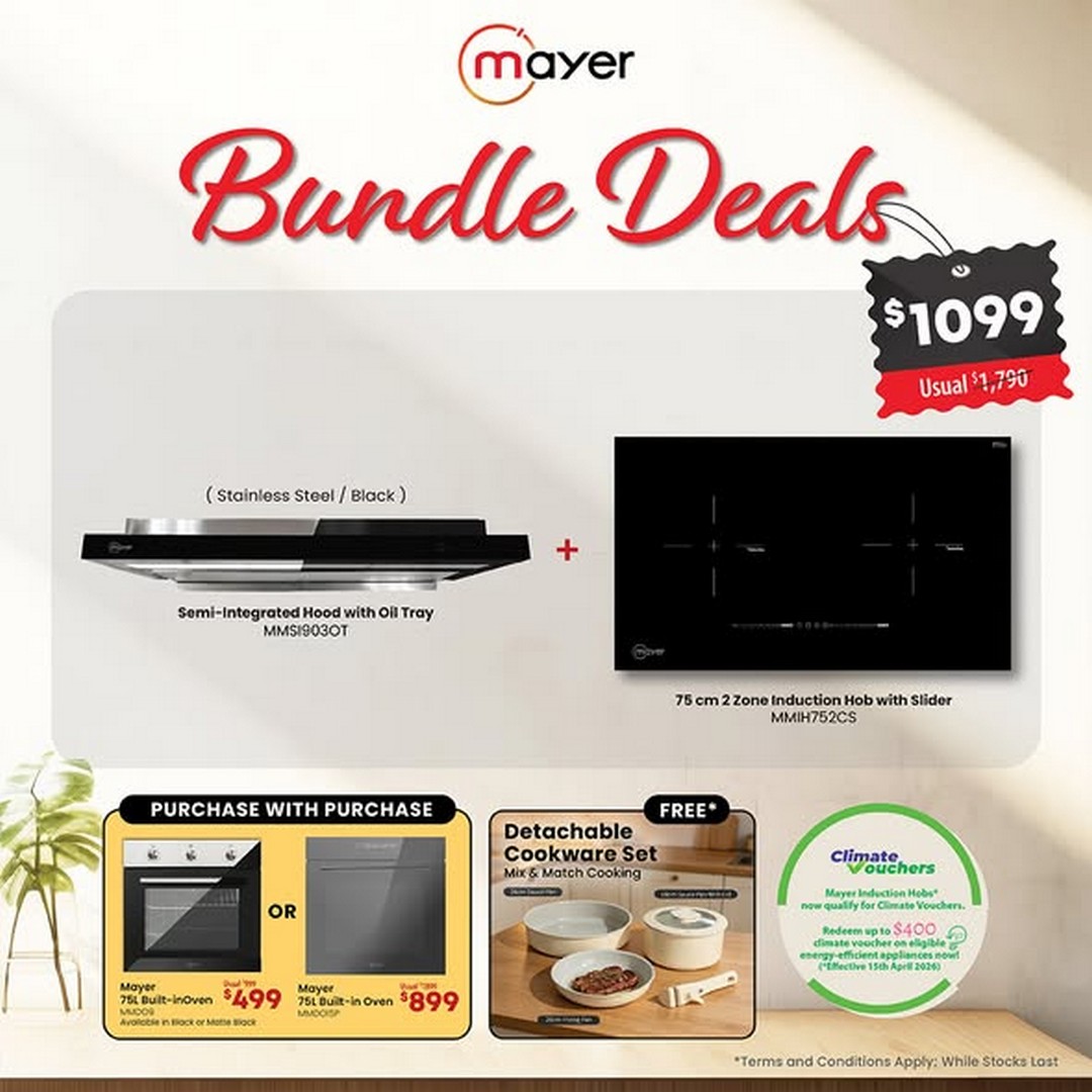 Mayer-Singapore-Built-in-Kitchen-Bundle-Deals-Promotion-2 1 July – 30 September 2026: Mayer Singapore Built-in Kitchen Bundle Deals Promotion from $999 with Free Gifts, Oven Purchase Offers and Climate Voucher Eligible Appliances
