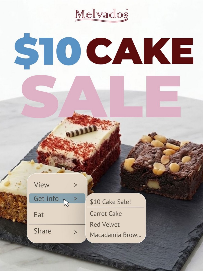 Melvados-Singapore-10-Cake-Sale 22-31 July 2026: Melvados Singapore $10 Cake Sale Promotion: Enjoy Popular Cake Favourites At Only $10 Before The Offer Ends