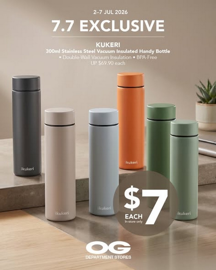 OG-Singapore-7.7-Storewide-Promotion-1 Now till 7 July 2026: OG Singapore 7.7 Storewide Promotion – Enjoy 20% OFF Regular-Priced Items Plus Extra Savings for OG Gold Members