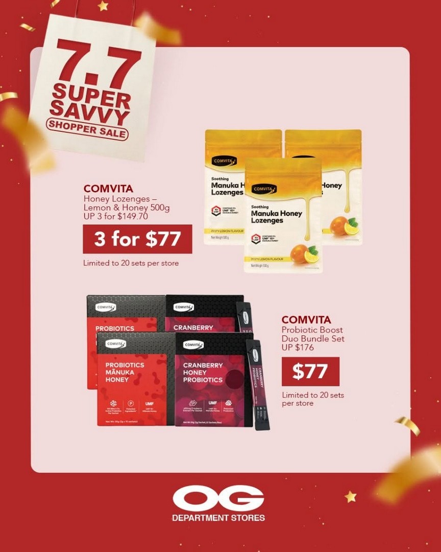 OG-Singapore-7.7-Storewide-Promotion-6 Now till 7 July 2026: OG Singapore 7.7 Storewide Promotion – Enjoy 20% OFF Regular-Priced Items Plus Extra Savings for OG Gold Members