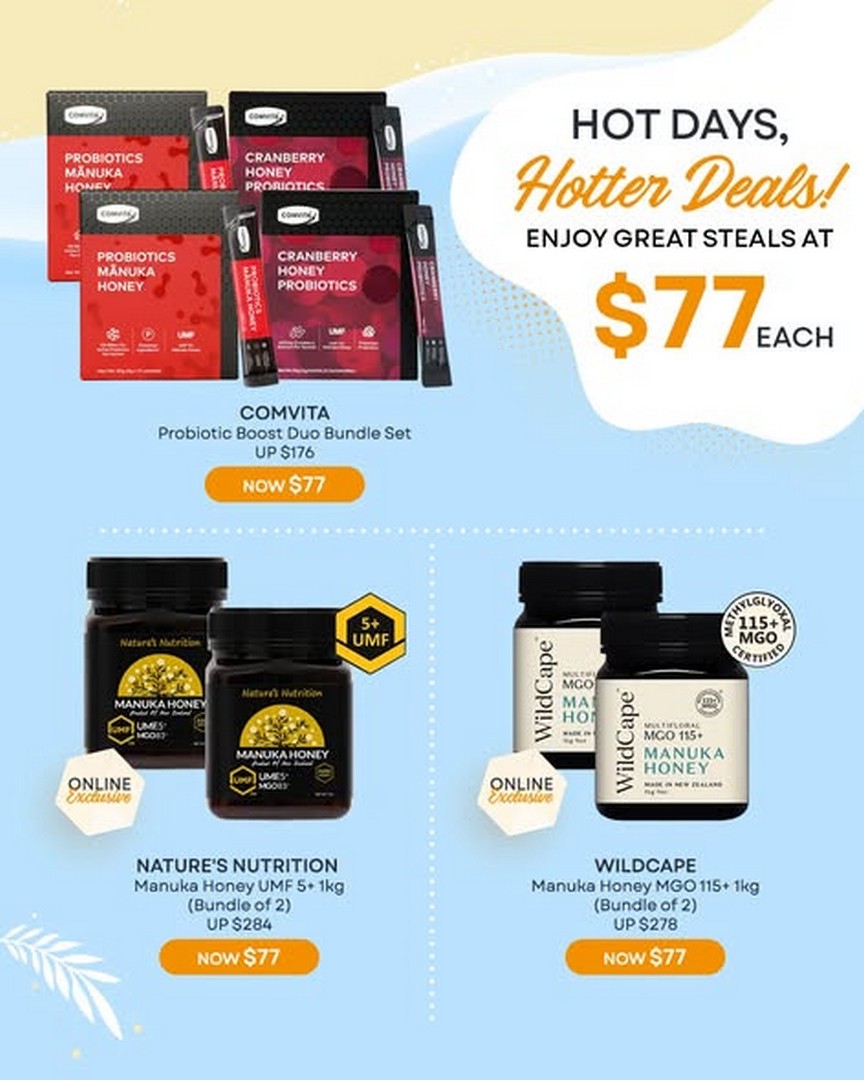 OG-Singapore-7.7-Summer-Sale-Promotio-4 Now till 13 July 2026: OG Singapore 7.7 Summer Sale Promotion – Enjoy Huge Online Exclusive Savings on Kinohimitsu, Delsey Paris, Comvita and More