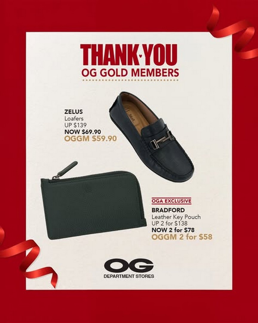 OG-Singapore-Gold-Member-Exclusive-Sale-Promotion-2 Now till 15 July 2026: OG Singapore Gold Member Exclusive Sale Promotion – Enjoy Up to 20% OFF Regular-Priced Items Plus Extra 10% OFF Selected Fashion Brands