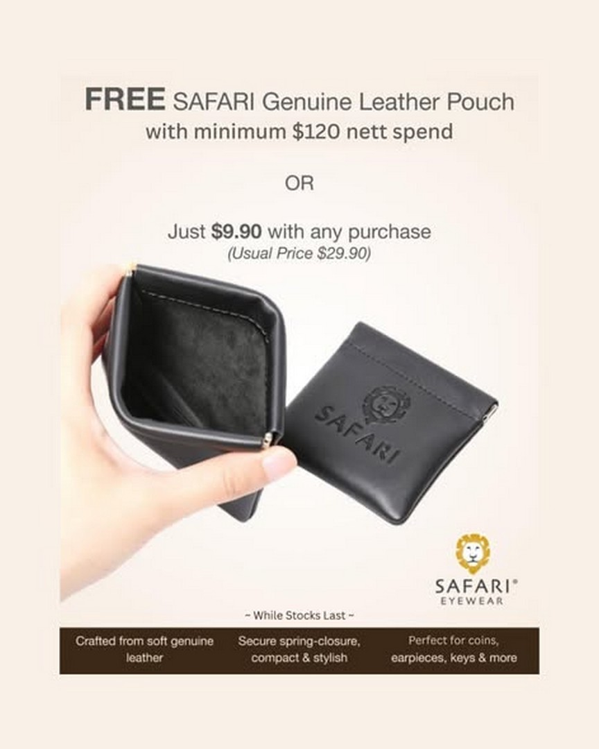 OG-Singapore-Safari-Eyewear-Promotion-–-Enjoy-Up-to-40-OFF-1 Now till 31 July 2026: OG Singapore Safari Eyewear Promotion – Enjoy Up to 40% OFF Eyewear Plus Exclusive Genuine Leather Pouch Deals