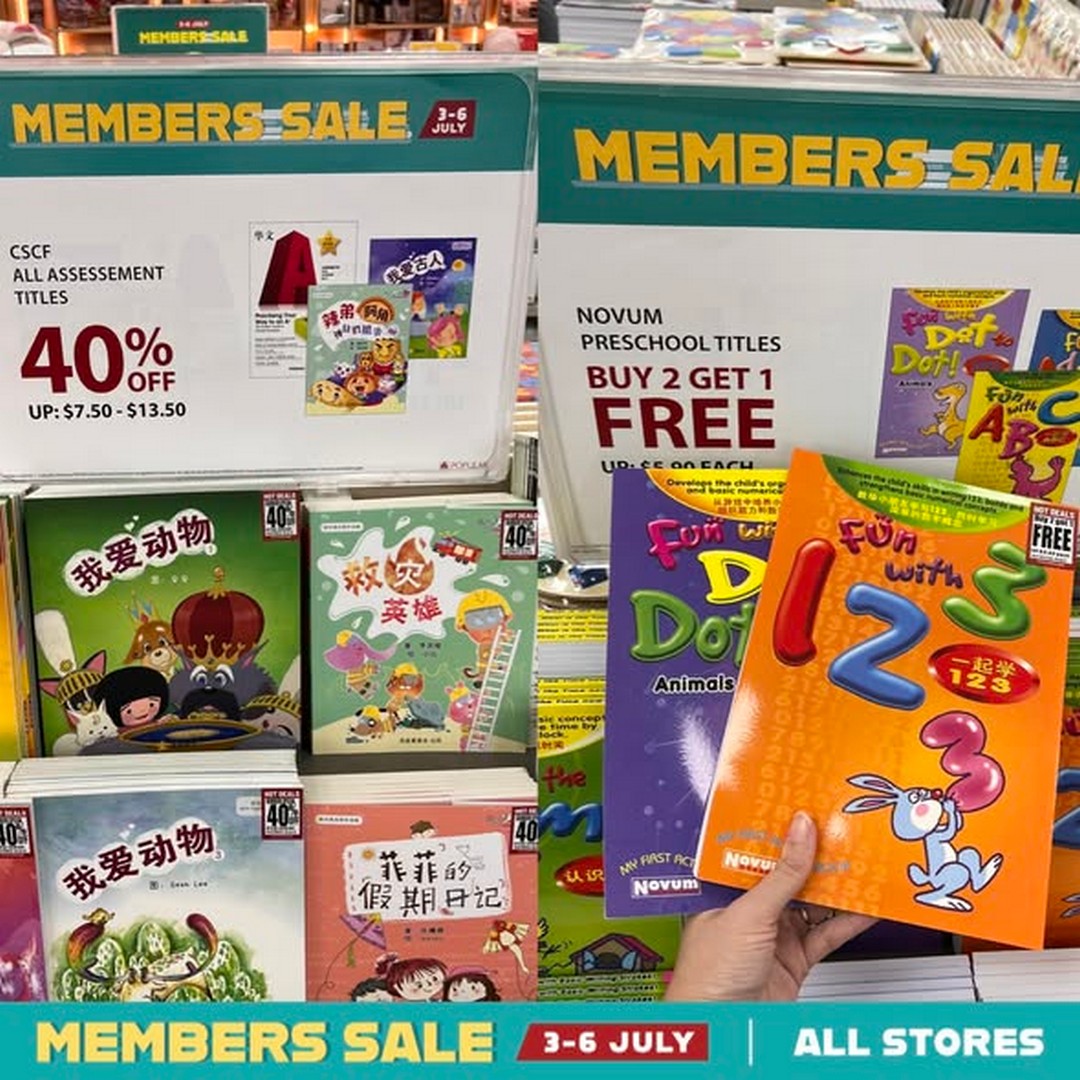 POPULAR-Bookstore-Singapore-Members-Sale-3 3–6 July 2026: POPULAR Bookstore Singapore Members Sale – Enjoy Exclusive Discounts, Rewards and Limited-Time Shopping Promotions at All Stores and Online