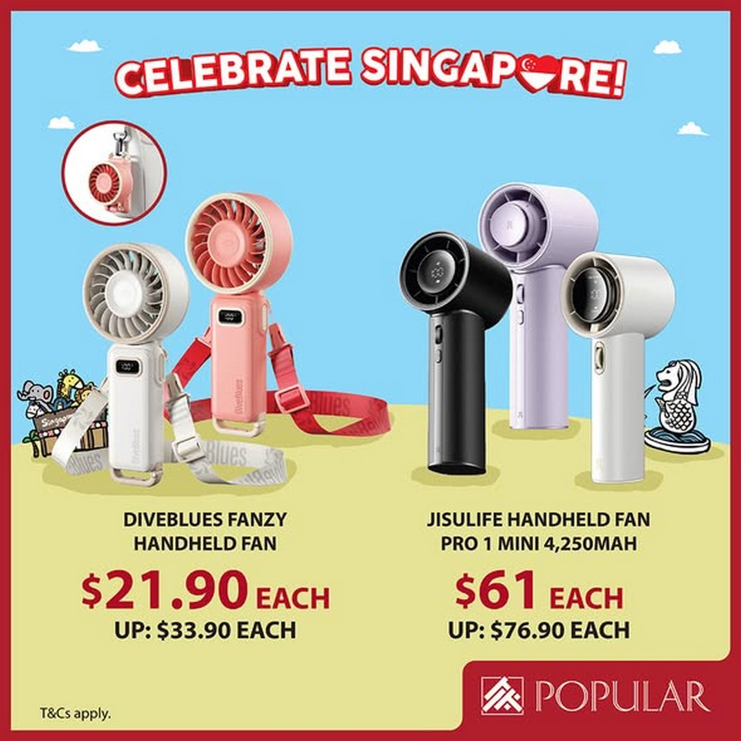 POPULAR-Singapore-National-Day-Promotion-3 Now Till 9 August 2026: POPULAR Singapore National Day Promotion: Celebrate Singapore With Special Books, Collectibles, Portable Fans And Everyday Essentials