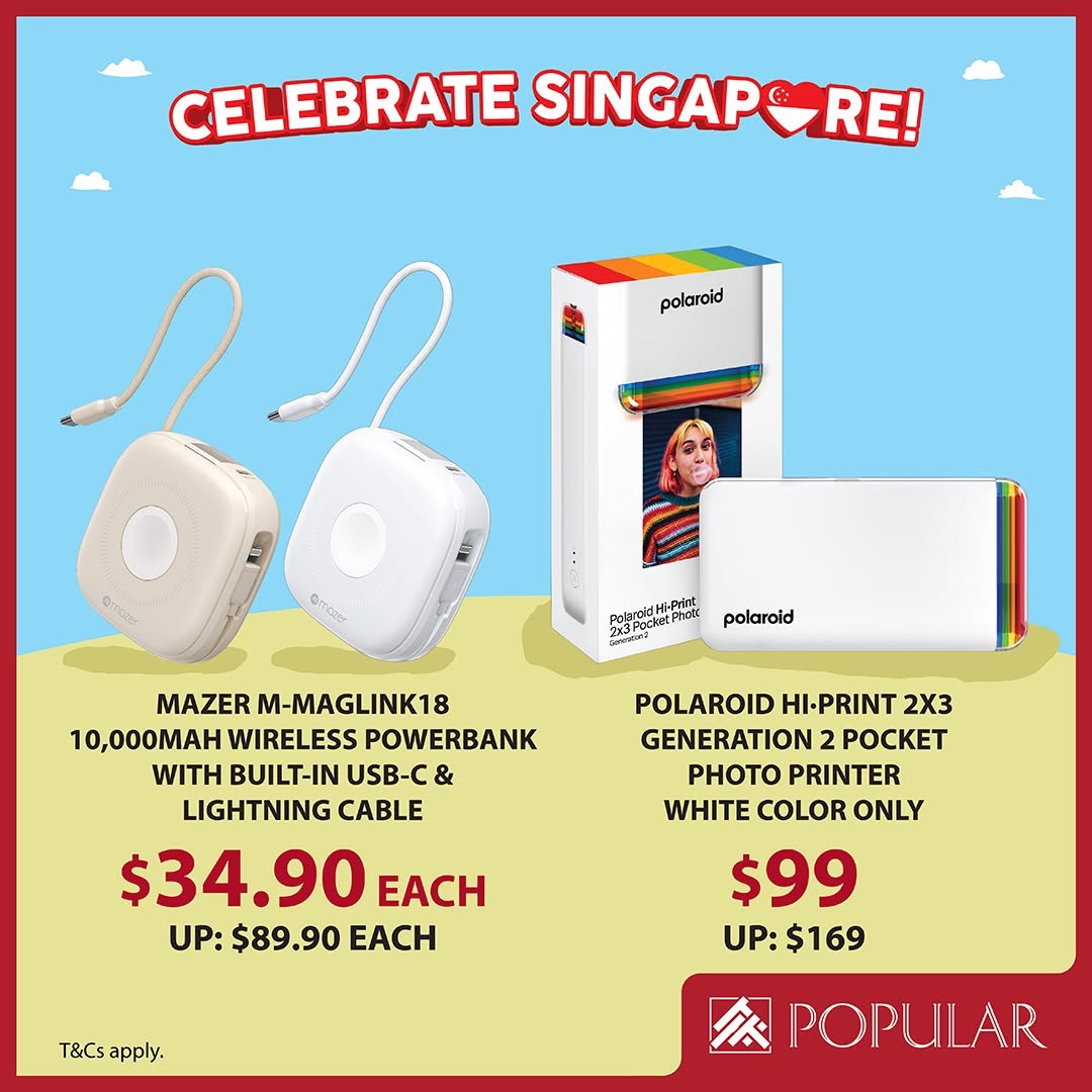 POPULAR-Singapore-National-Day-Promotion-4 Now Till 9 August 2026: POPULAR Singapore National Day Promotion: Celebrate Singapore With Special Books, Collectibles, Portable Fans And Everyday Essentials