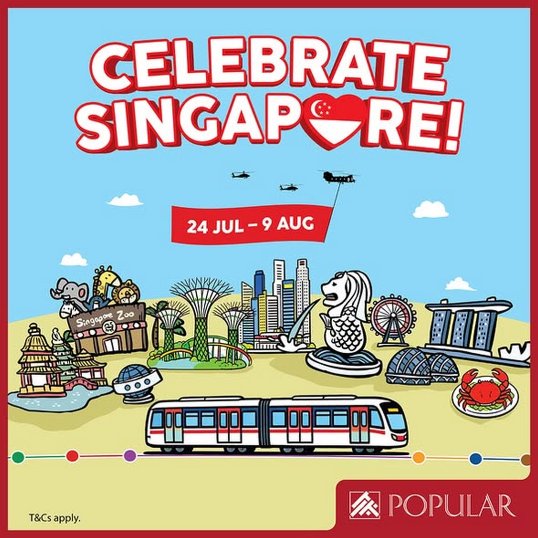 POPULAR-Singapore-National-Day-Promotion Now Till 9 August 2026: POPULAR Singapore National Day Promotion: Celebrate Singapore With Special Books, Collectibles, Portable Fans And Everyday Essentials