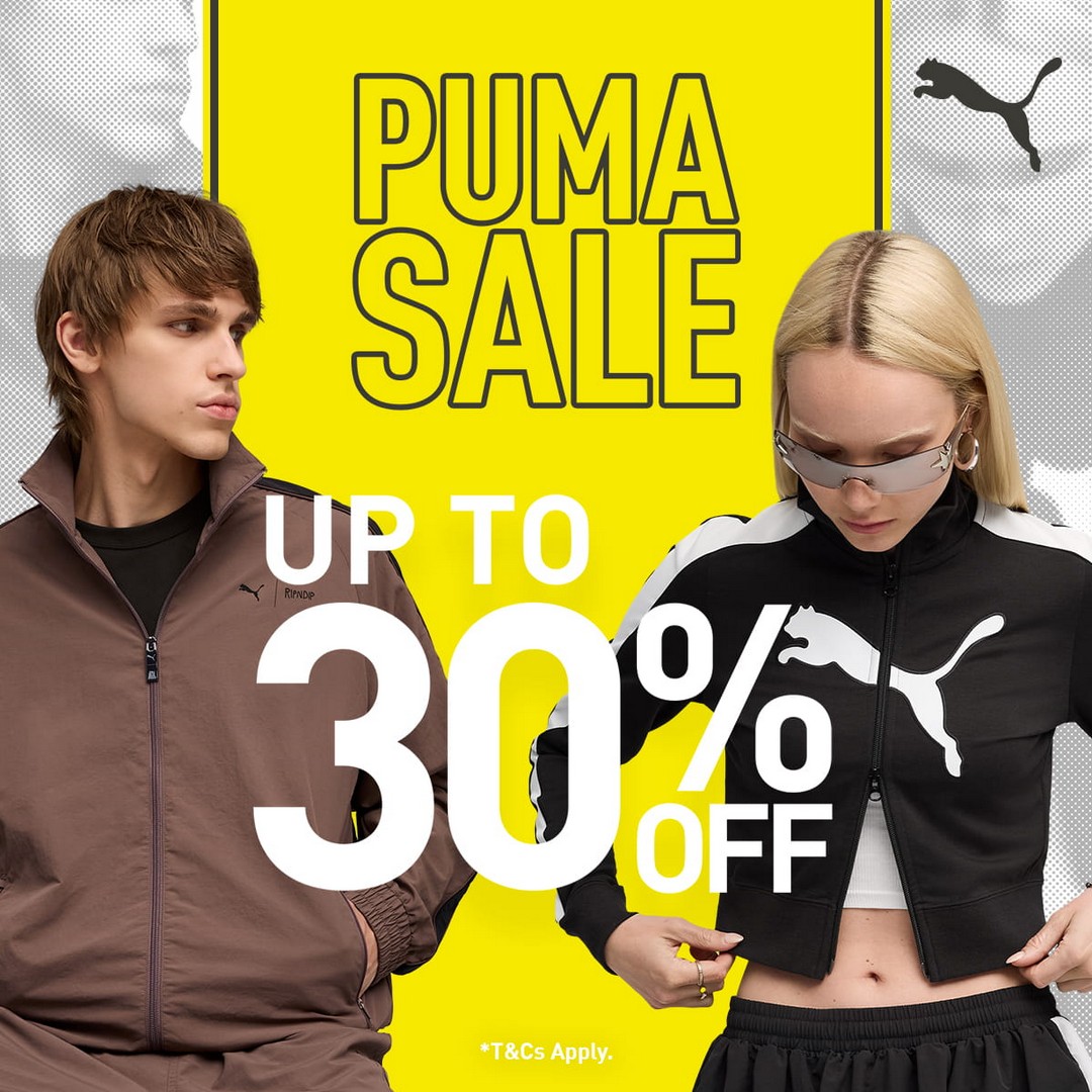 PUMA-Singapore-Sale-Promotion-With-Up-to-30-Off 21 July 2026 onwards: PUMA Singapore: Sale Promotion With Up to 30% Off Selected Sneakers, Running Shoes, Apparel & Bags From $17.50