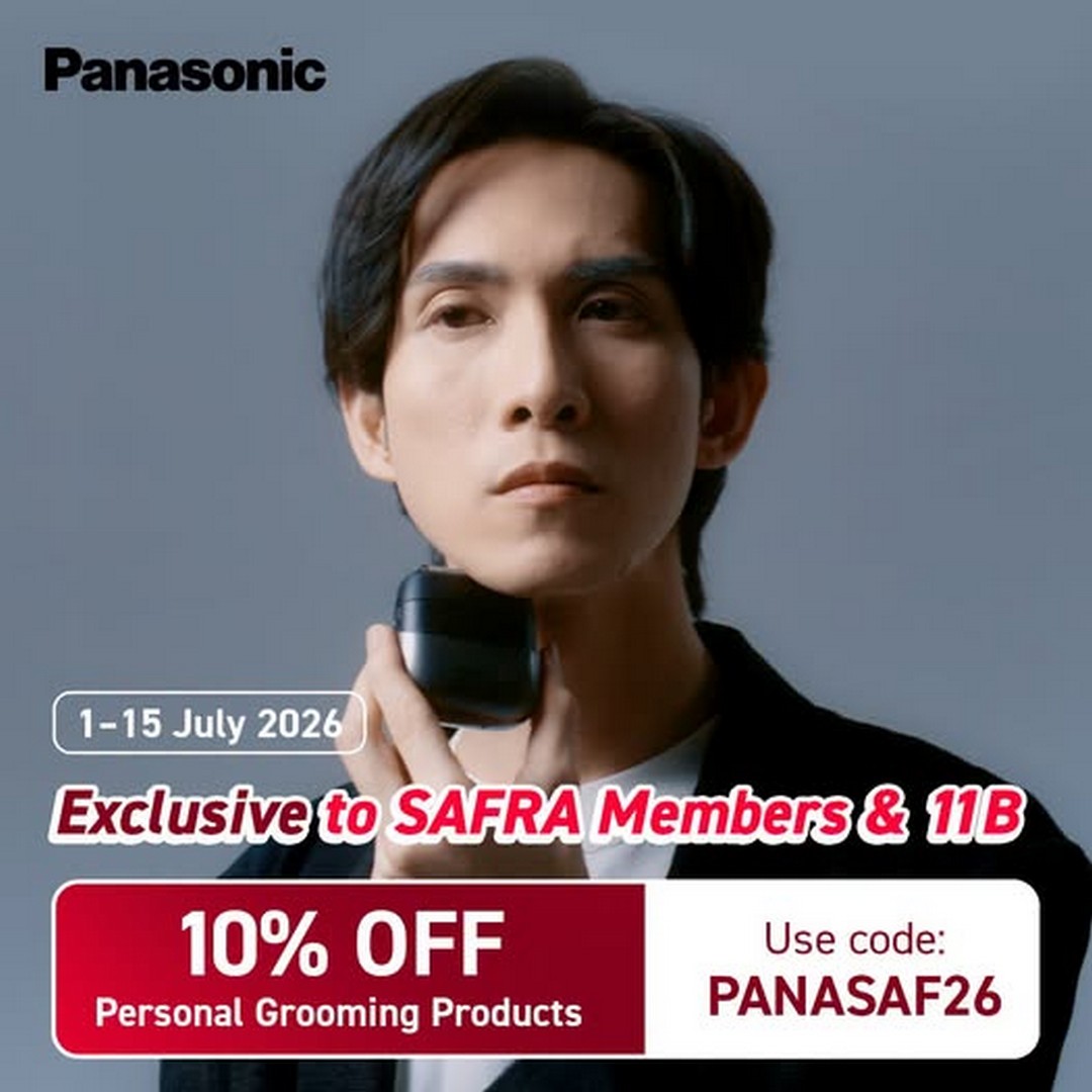 Panasonic-Singapore-Personal-Grooming-Promotion 1–15 July 2026: Panasonic Singapore Personal Grooming Promotion, 10% OFF Selected Shavers and Hair Dryers Online Sale with Extra Savings