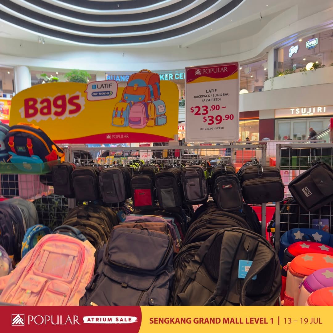 Popular-Bookstore-Singapore-Atrium-Sale-14 13-19 July 2026: Popular Bookstore Singapore Atrium Sale – Save Up to 70% OFF on Books, Stationery, Disney & Sanrio Promotion at Sengkang Grand Mall Level 1