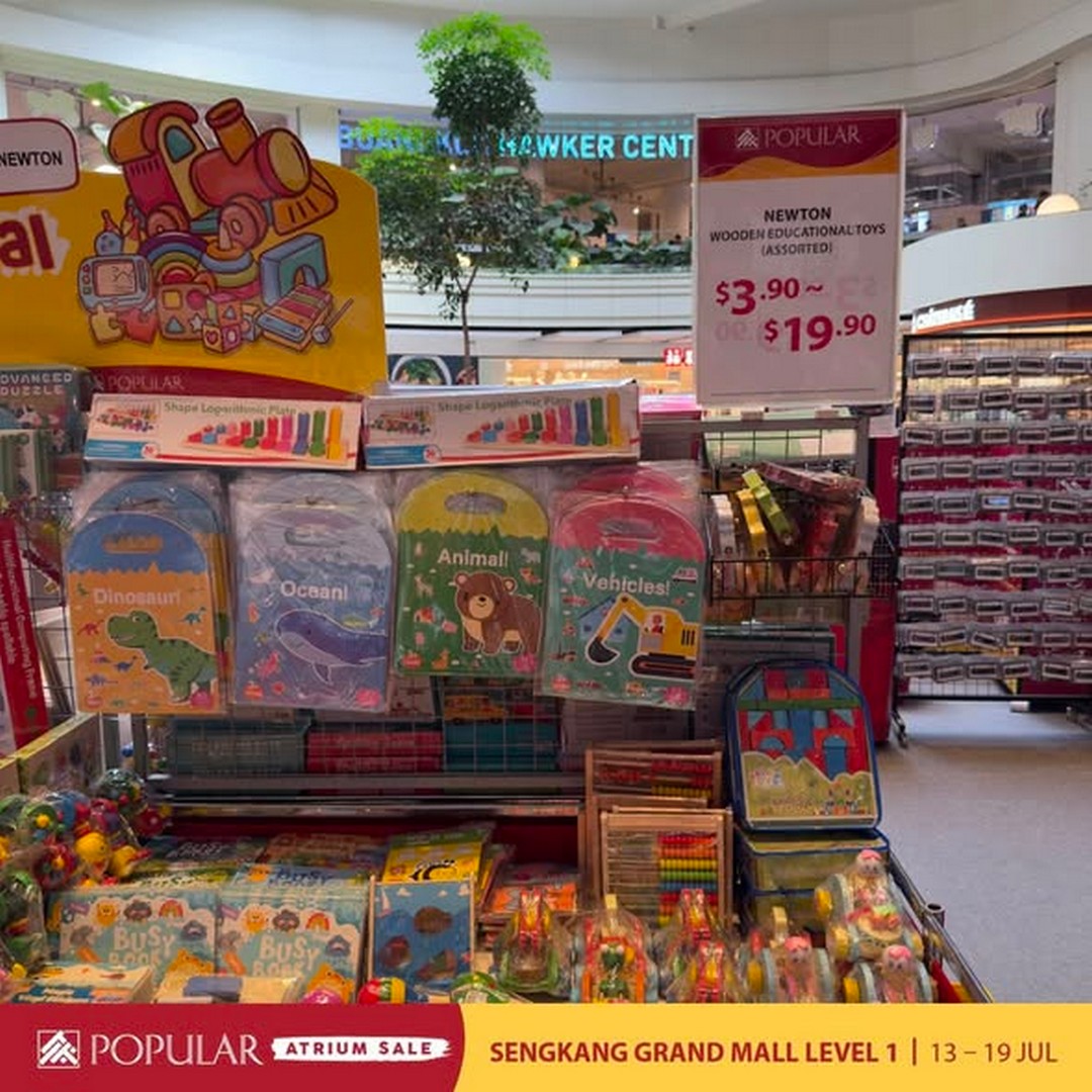 Popular-Bookstore-Singapore-Atrium-Sale-3 13-19 July 2026: Popular Bookstore Singapore Atrium Sale – Save Up to 70% OFF on Books, Stationery, Disney & Sanrio Promotion at Sengkang Grand Mall Level 1