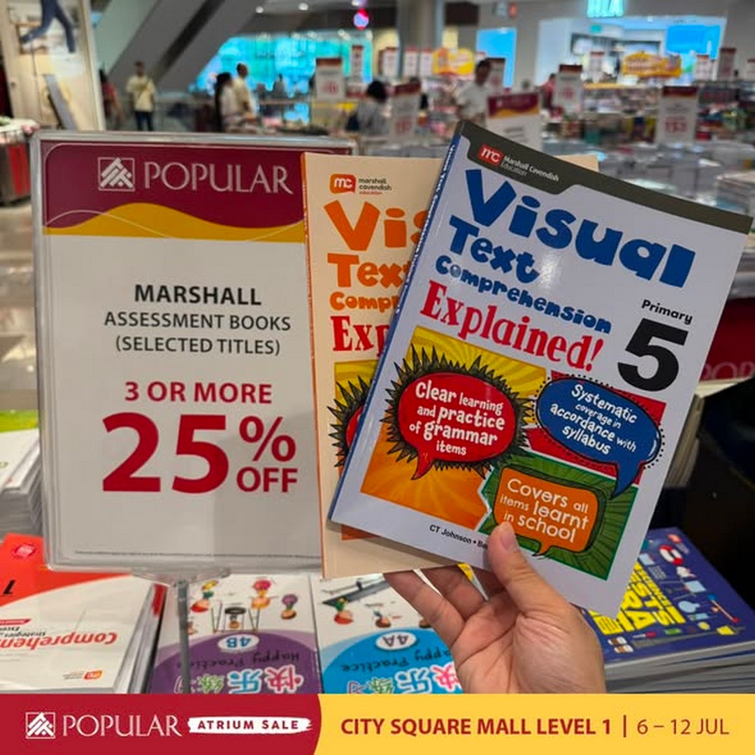 Popular-Bookstore-Singapore-Atrium-Sale-–-Save-Up-to-70-on-Books-1 6-12 July 2026: Popular Bookstore Singapore Atrium Sale – Save Up to 70% on Books, Stationery, Disney & Sanrio Promotion at City Square Mall