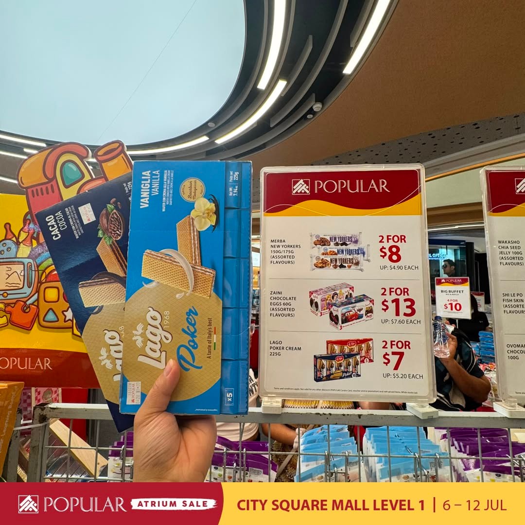 Popular-Bookstore-Singapore-Atrium-Sale-–-Save-Up-to-70-on-Books-10 6-12 July 2026: Popular Bookstore Singapore Atrium Sale – Save Up to 70% on Books, Stationery, Disney & Sanrio Promotion at City Square Mall