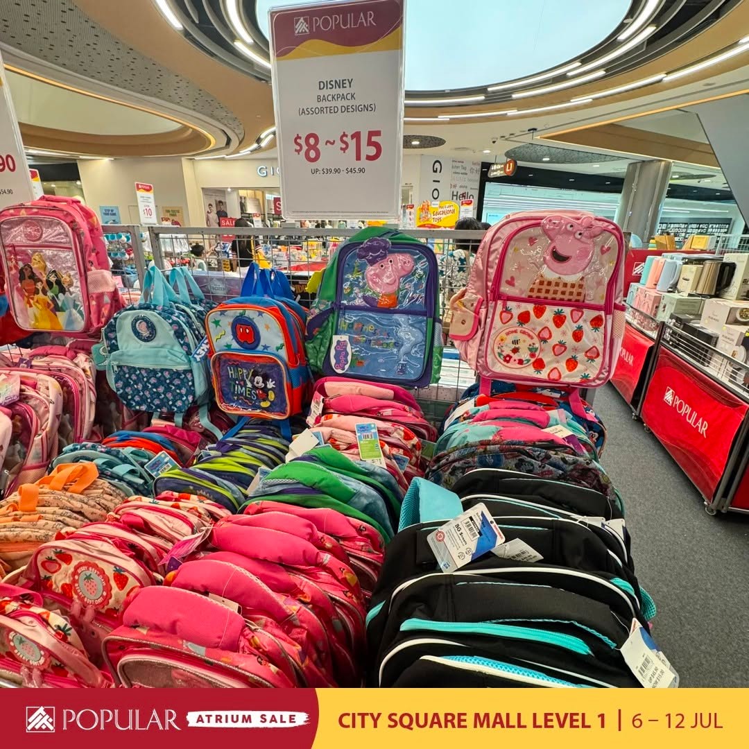 Popular-Bookstore-Singapore-Atrium-Sale-–-Save-Up-to-70-on-Books-15 6-12 July 2026: Popular Bookstore Singapore Atrium Sale – Save Up to 70% on Books, Stationery, Disney & Sanrio Promotion at City Square Mall