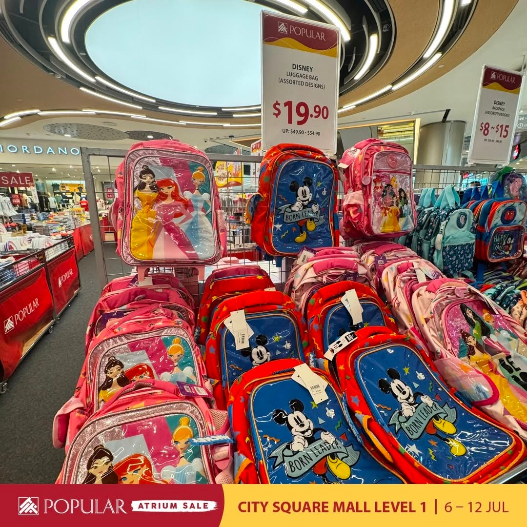 Popular-Bookstore-Singapore-Atrium-Sale-–-Save-Up-to-70-on-Books-17 6-12 July 2026: Popular Bookstore Singapore Atrium Sale – Save Up to 70% on Books, Stationery, Disney & Sanrio Promotion at City Square Mall