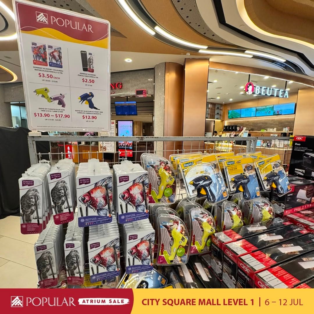 Popular-Bookstore-Singapore-Atrium-Sale-–-Save-Up-to-70-on-Books-19 6-12 July 2026: Popular Bookstore Singapore Atrium Sale – Save Up to 70% on Books, Stationery, Disney & Sanrio Promotion at City Square Mall