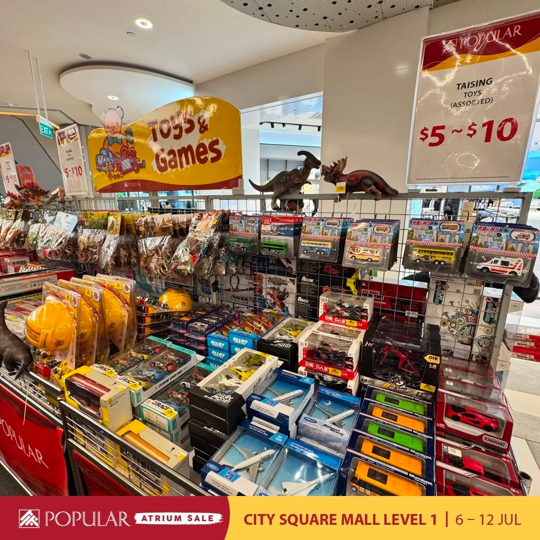 Popular-Bookstore-Singapore-Atrium-Sale-–-Save-Up-to-70-on-Books-21 6-12 July 2026: Popular Bookstore Singapore Atrium Sale – Save Up to 70% on Books, Stationery, Disney & Sanrio Promotion at City Square Mall