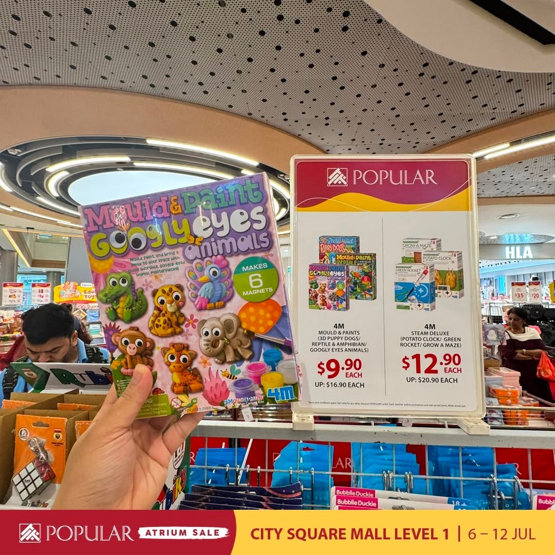 Popular-Bookstore-Singapore-Atrium-Sale-–-Save-Up-to-70-on-Books-22 6-12 July 2026: Popular Bookstore Singapore Atrium Sale – Save Up to 70% on Books, Stationery, Disney & Sanrio Promotion at City Square Mall