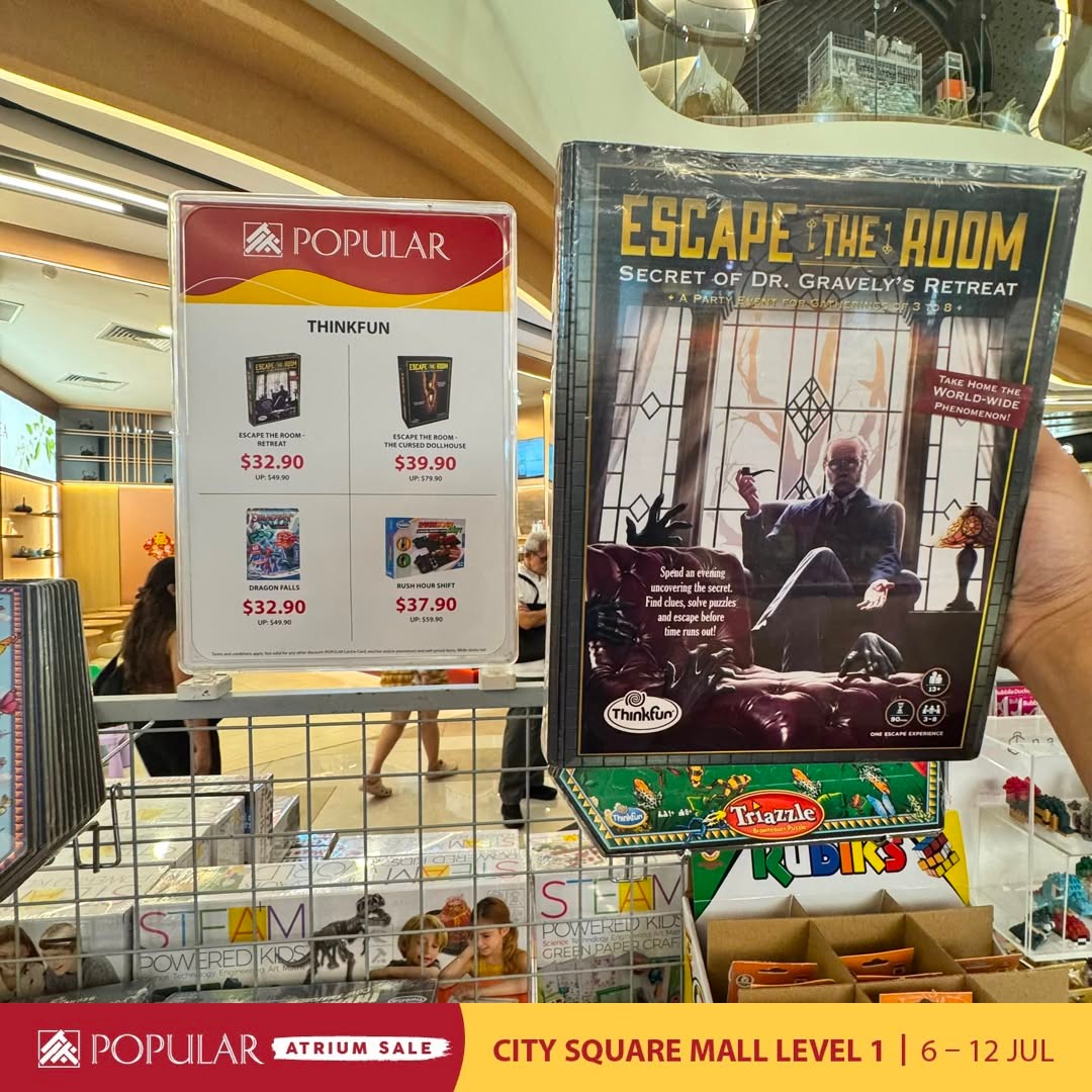 Popular-Bookstore-Singapore-Atrium-Sale-–-Save-Up-to-70-on-Books-24 6-12 July 2026: Popular Bookstore Singapore Atrium Sale – Save Up to 70% on Books, Stationery, Disney & Sanrio Promotion at City Square Mall