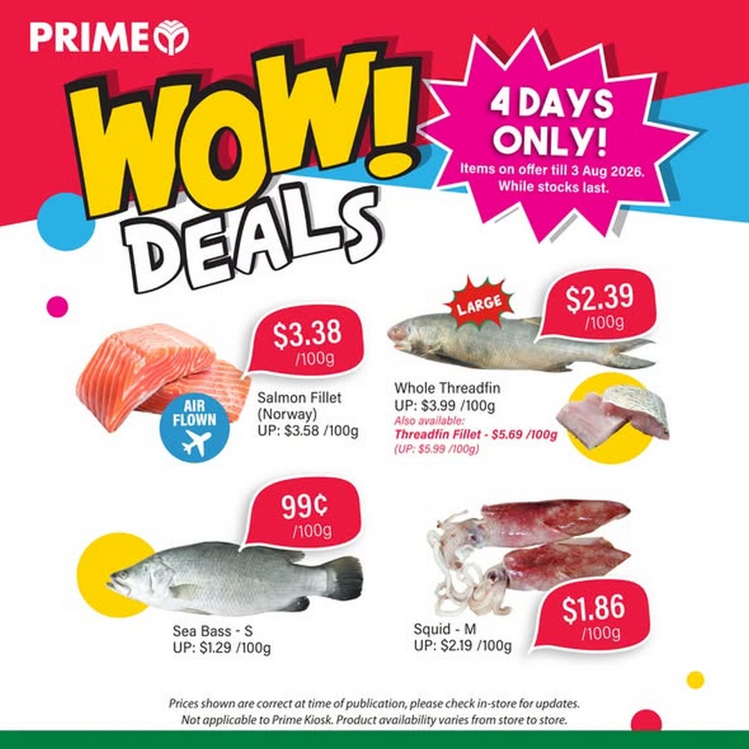 Prime-Supermarket-WOW-Deals-4-Days-Only-Fresh-Groceries-3 Now till 3 August 2026: Prime Supermarket: WOW Deals 4 Days Only Fresh Groceries, Daily Essentials & Favourite Picks Sale Promotion