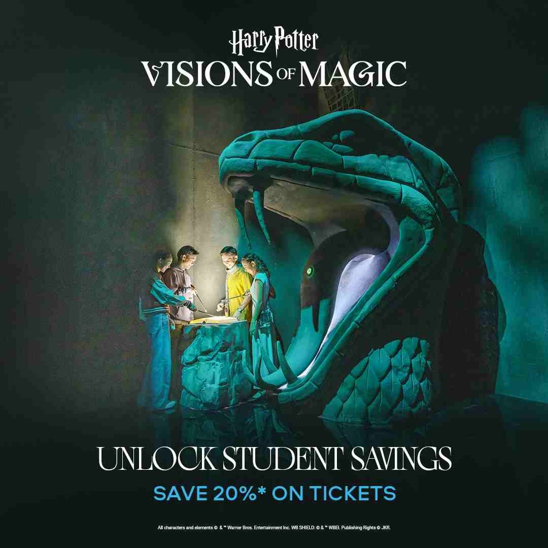 Resorts-World-Sentosa-Wizarding-World-Interactive-Art-Experience 17 May–31 October 2026: Resorts World Sentosa Wizarding World Interactive Art Experience 20% Student Discount Promotion, Immersive Exhibition at Sentosa Singapore