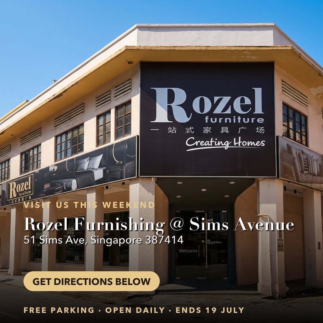 Rozel-Furnishing-Singapore-Furniture-Promotion-9 Now till 19 July 2026: Rozel Furnishing Singapore Furniture Promotion – Enjoy Up to 80% Off Electric Recliners, Sofas and Dining Sets at Sims Avenue