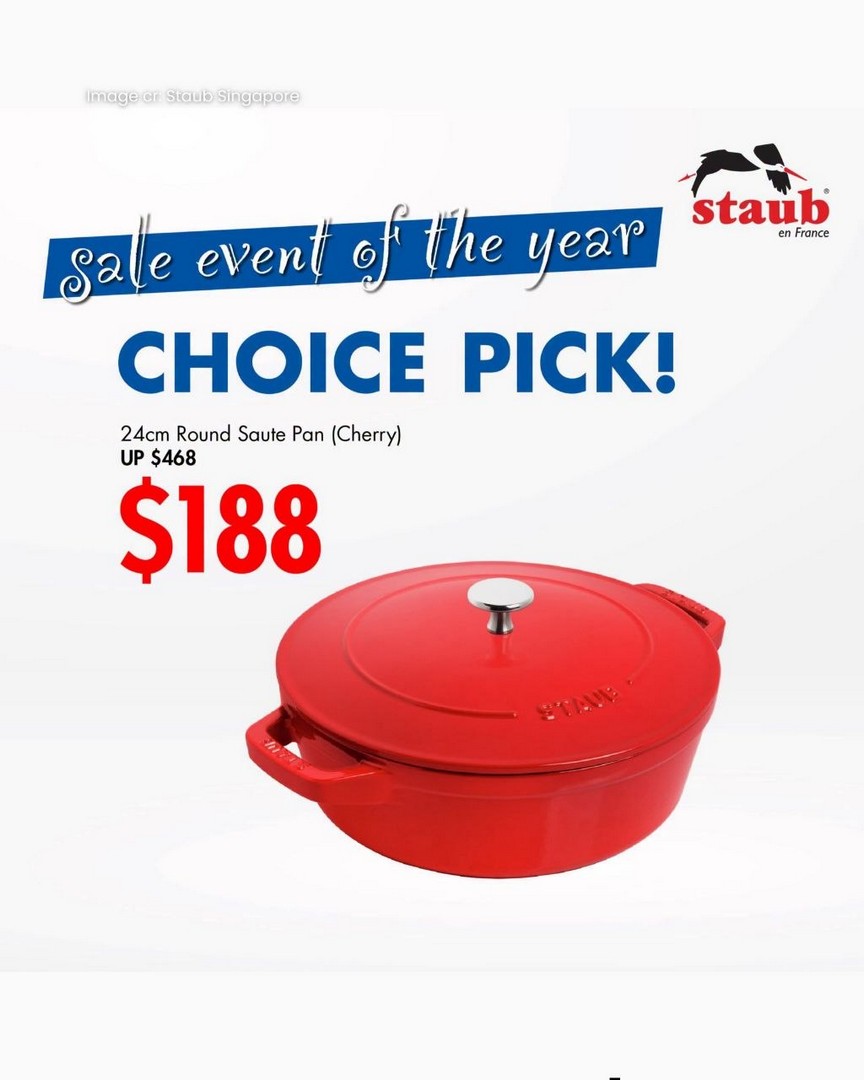 STAUB-Singapore-Kitchenware-Sale-at-Takashimaya-2 Now till 8 July 2026: STAUB Singapore Kitchenware Sale at Takashimaya – Premium French Cast Iron Cookware, Ceramics and Exclusive Deals from Just $29.90