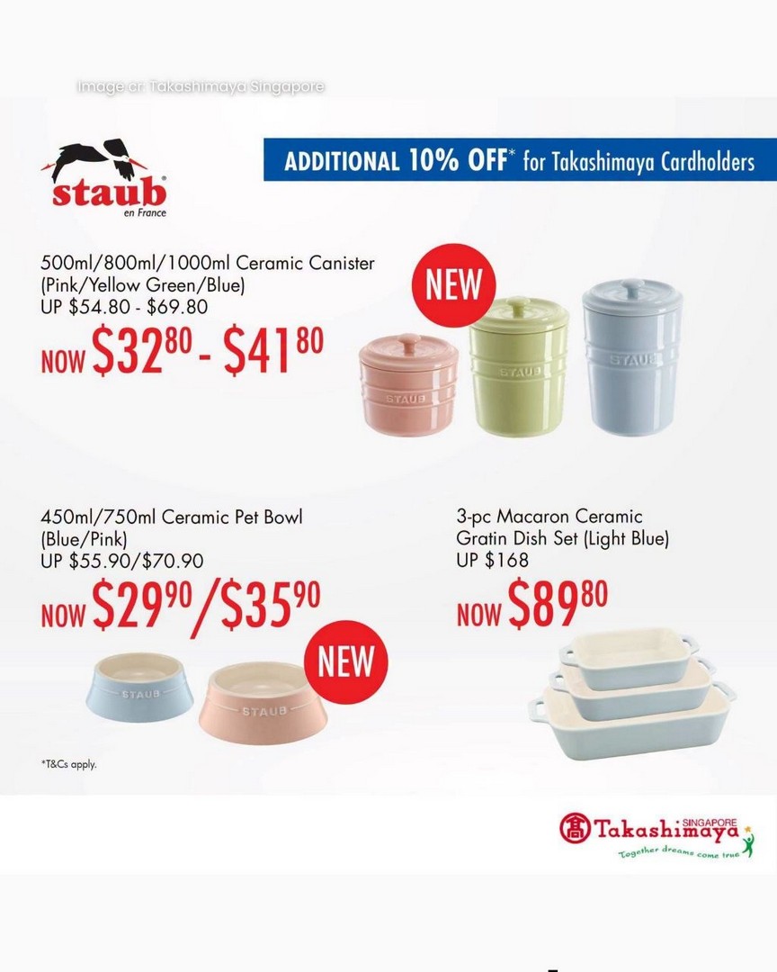 STAUB-Singapore-Kitchenware-Sale-at-Takashimaya-5 Now till 8 July 2026: STAUB Singapore Kitchenware Sale at Takashimaya – Premium French Cast Iron Cookware, Ceramics and Exclusive Deals from Just $29.90
