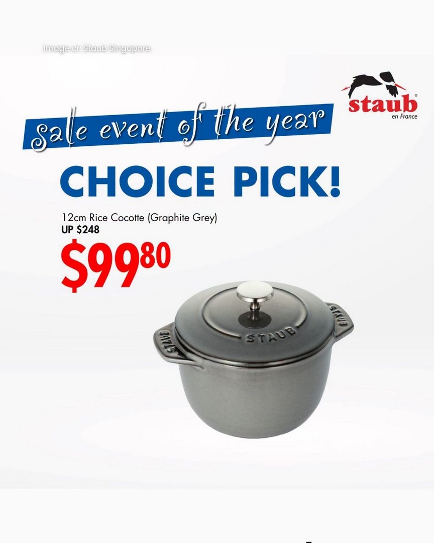STAUB-Singapore-Kitchenware-Sale-at-Takashimaya Now till 8 July 2026: STAUB Singapore Kitchenware Sale at Takashimaya – Premium French Cast Iron Cookware, Ceramics and Exclusive Deals from Just $29.90