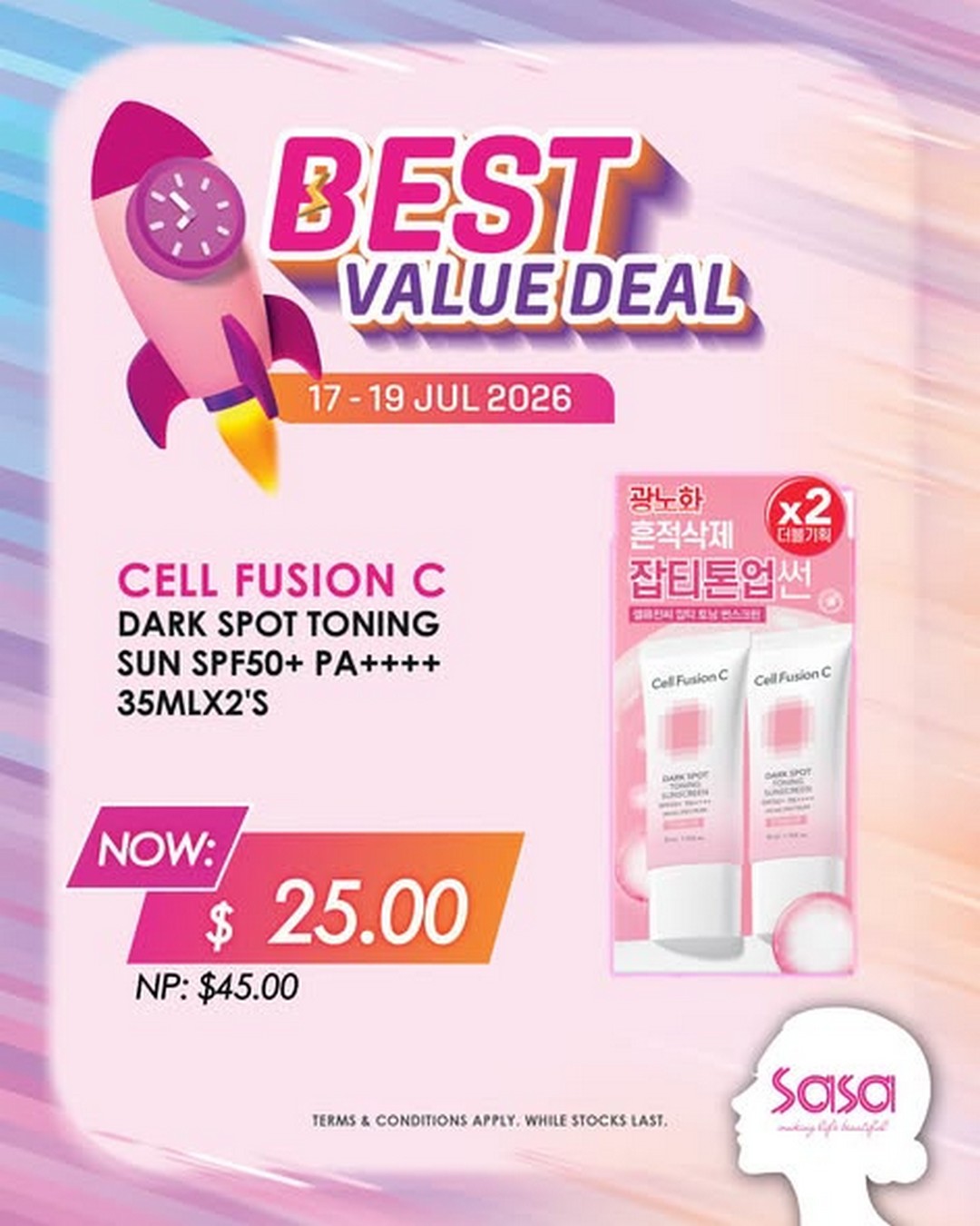 SaSa-Singapore-Best-Buy-Beauty-Promotion-3-1 17-19 July 2026: SaSa Singapore Best Buy Beauty Promotion – Enjoy Up to 60% OFF In-Store Beauty Deals and Weekend Savings